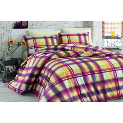 Cotton Plaid Duvet Cover