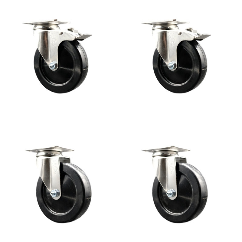 Hard Rubber Casters