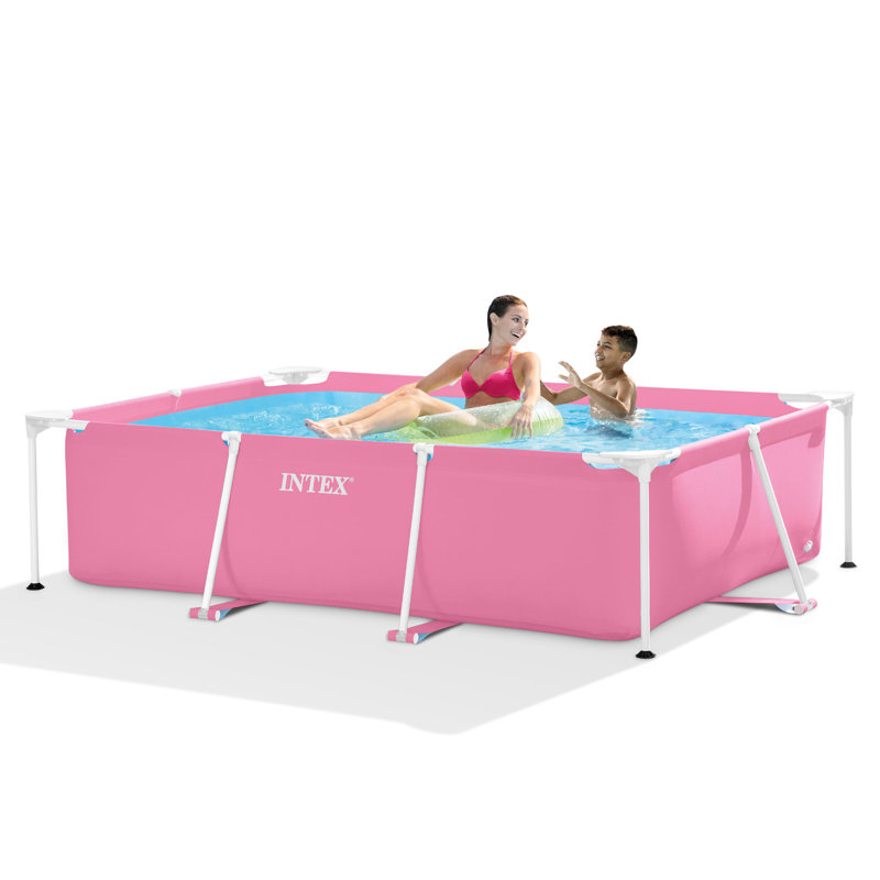 Intex 1.96ft x 7.21ft x 4.9ft Plastic Frame Set Pool