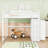 Full Size Loft Bed With Wardrobe And LED Light-292572556