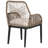 5pcs Rattan Metal Patio Dining Set With Umbrella Hole, Zippered Cushions-459965371-459965318-459965312