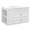 Meuble-lavabo mural 30 po, meuble-lavabo flottant avec lavabo en céramique, armoire de rangement avec 2 tiroirs-1275465927