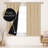 Deconovo 100 Percent Blackout with Liner Rod Pocket Curtain Panel Pair-75196915-75196899