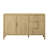Modern Wave-Pattern Sideboard with 3 Drawers-616602844