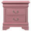 Charmante table de chevet traditionnelle rose-368065077