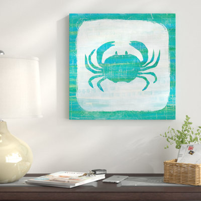 " Ahoy V in Blue & Green " by Melissa Averinos Graphic Art