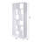 Modern White Bookshelf, 6 Shelves, 70.9 x 72.3 x 11.6 inches | 100% Melamine Coated Particle Board, Thickness: 0.7 inches | Wall-Mountable Design, Sleek & Functional Storage for Home & Office Spaces-1375849550