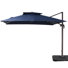 Parasol en porte-à-faux carré avec base Pulk
