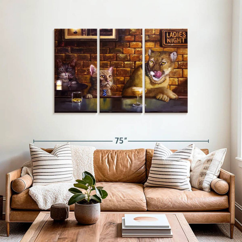 Ketti On The Prowl, 36" H x 57" W