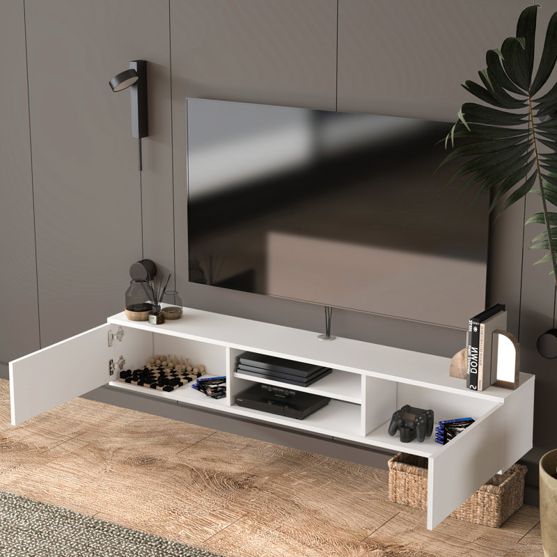 Meuble télé Bella Modern, Blanc