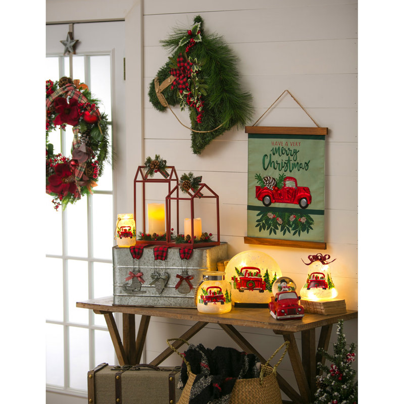 Décoration de Noël cheval en forme de cheval