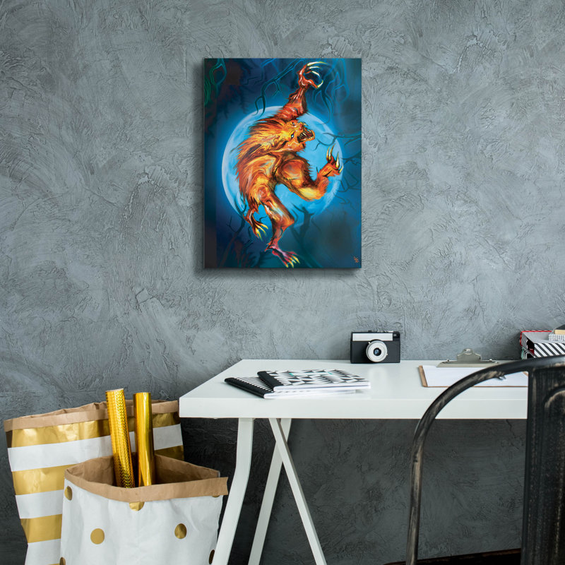 «Howl» par Michael Stewart, H 16 po x l 12 po x P 0,75 po