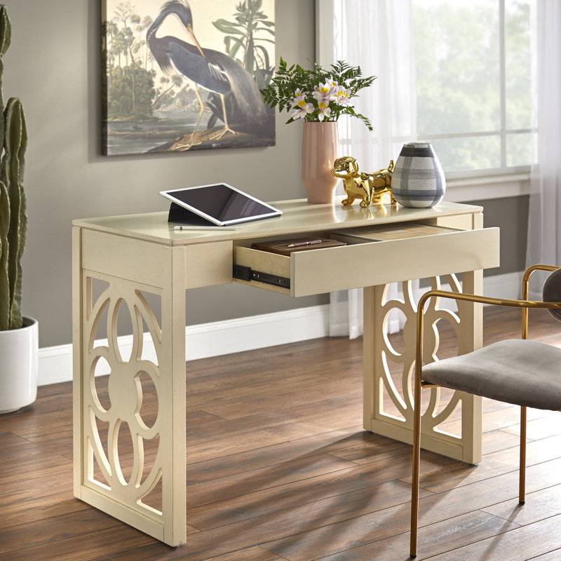 Priscilla Solid Wood Base Writing Desk