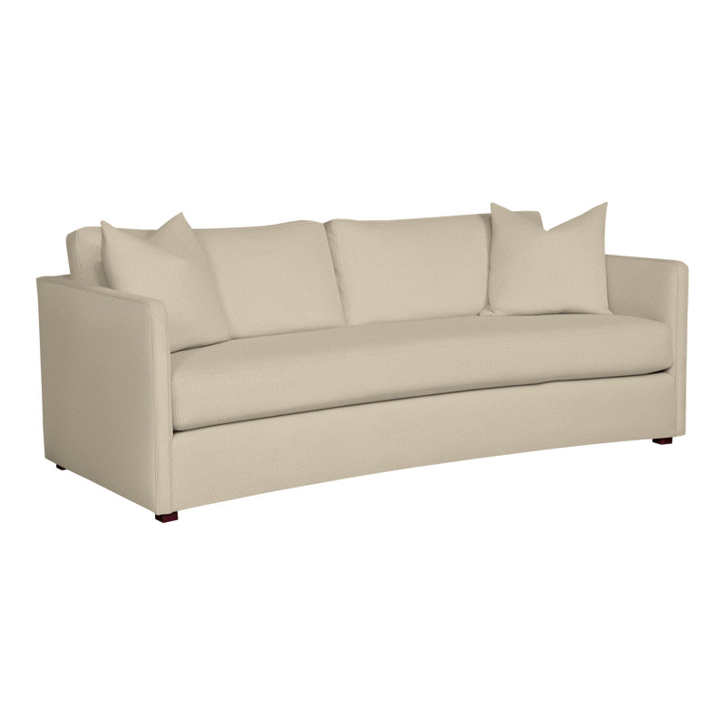 Wynne Bench Seat Sofa, Tuck Linen