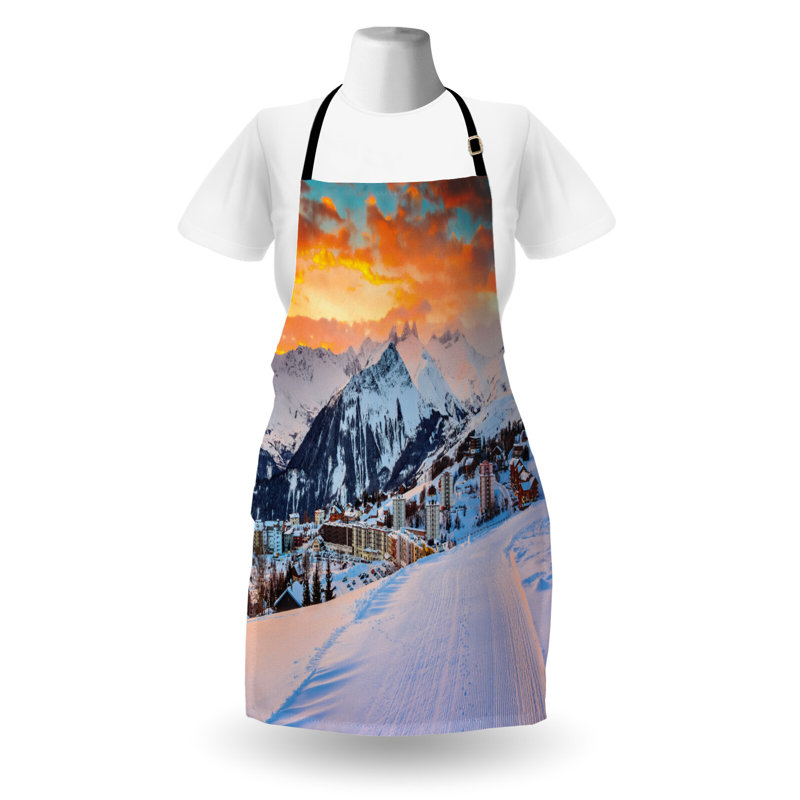 No Pattern Bib Apron