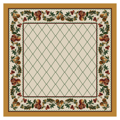 Alminus Fruit Medley Lattice Area Rug 