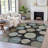 Machine Washable Indoor/Outdoor Xhevrie Black Rug-111923857