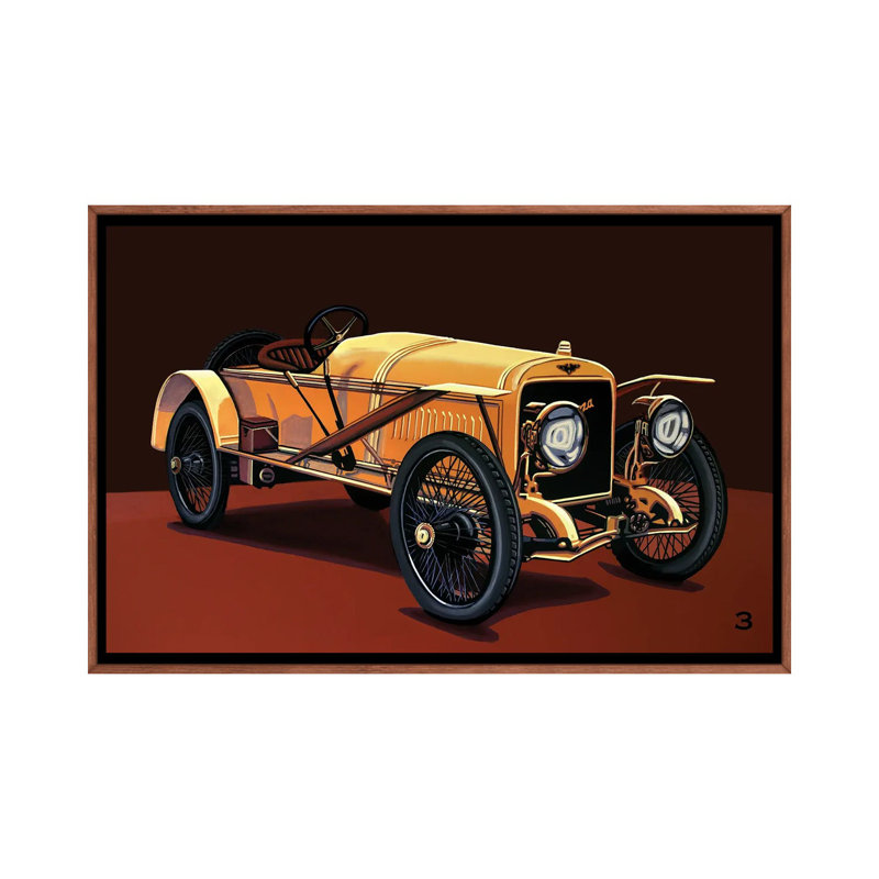 Hispano Suiza T15 Alfonso XIII 1912 by Paul Meijering - Floater Frame Gallery-Wrapped Canvas Giclée on Canvas