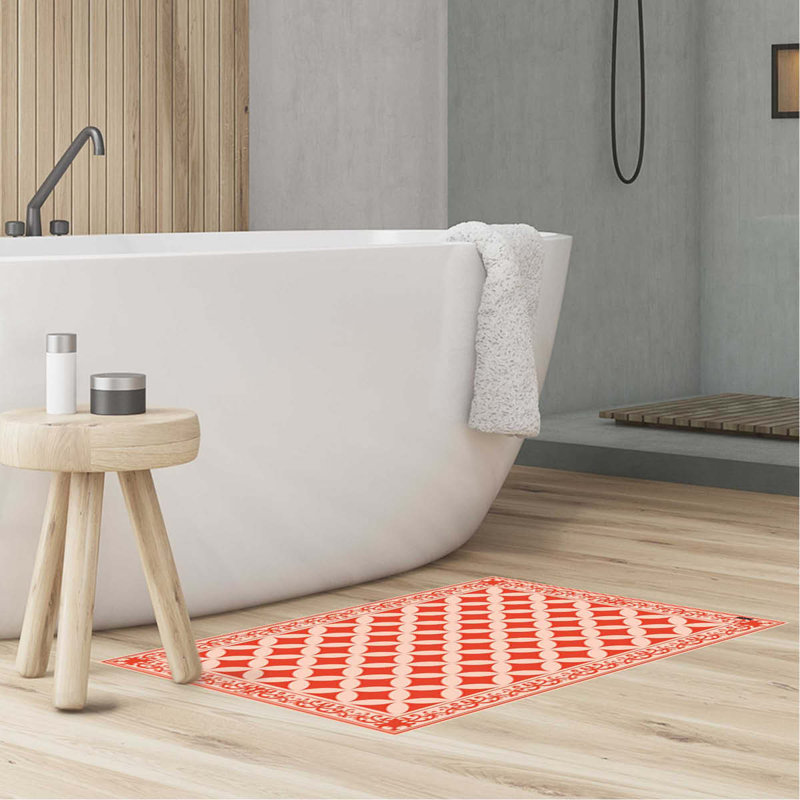 Bynoe Geometric Kitchen Mat, Rectangular 65 x 85cm