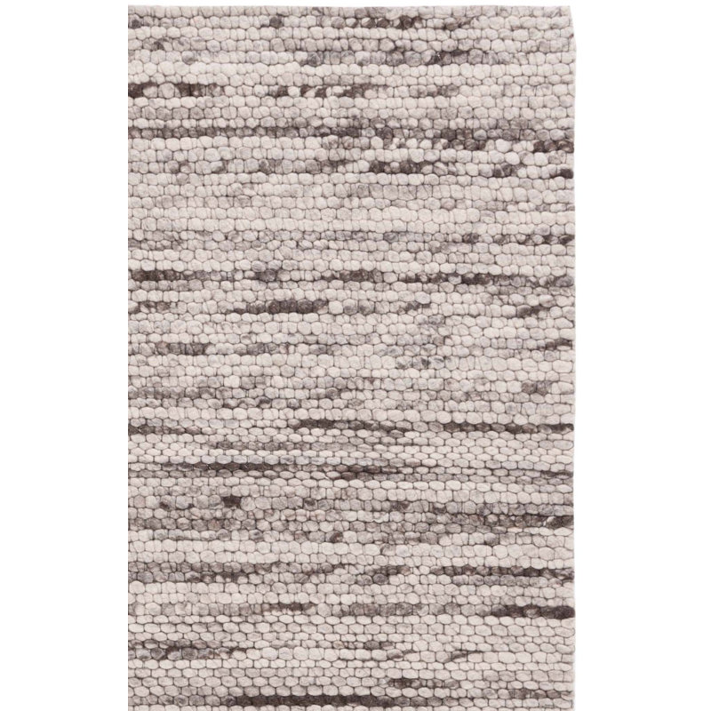 Wool and Cotton Indoor Rug, Rectangle 5' x 8'