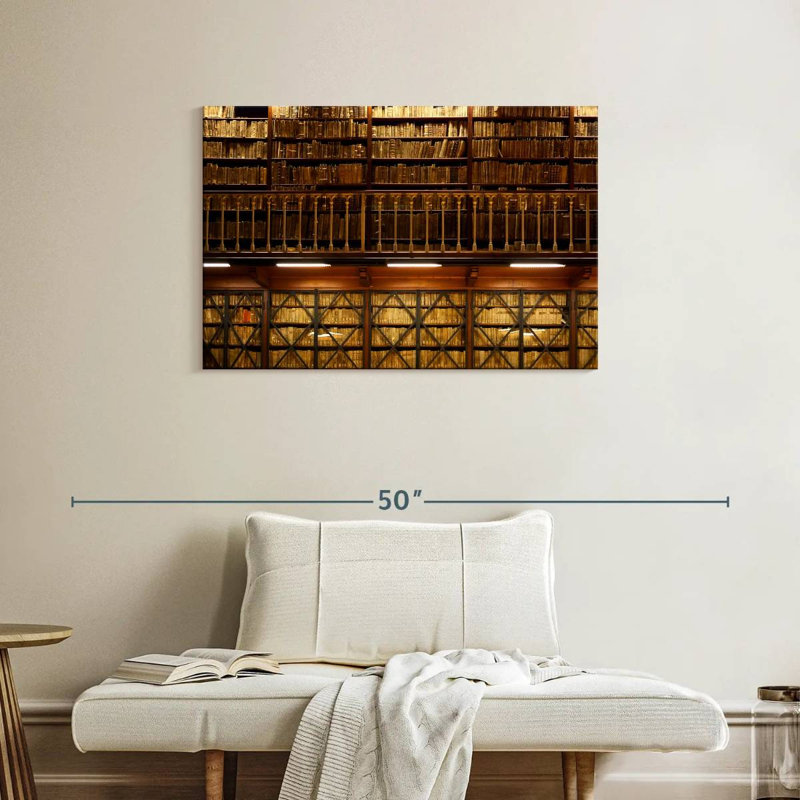 Library, 24" H x 36" W