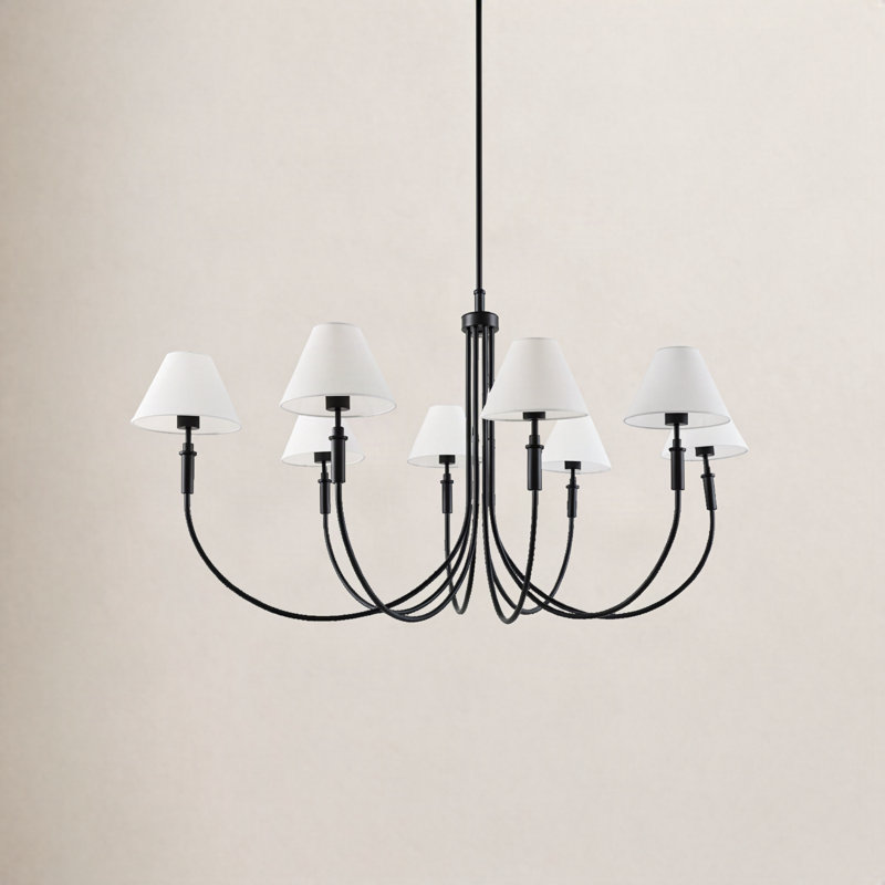 Celeste Chandelier, Matte Black