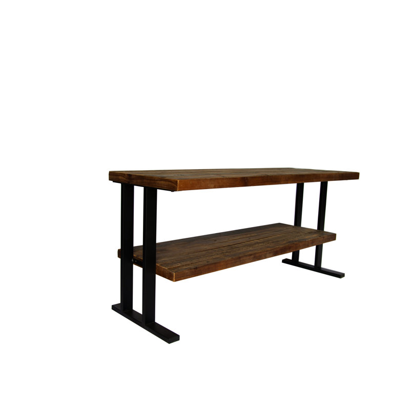 24" Solid Wood Console Table Wood Console Table Entryway Table Modern Console Table
