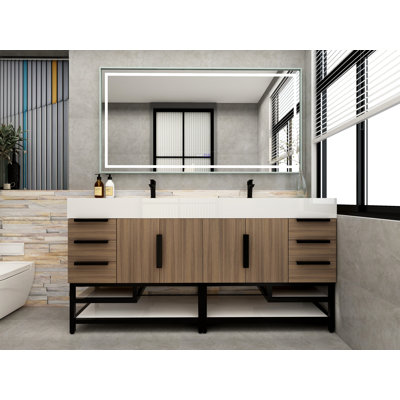 Jessica 72'' Free Standing Single Bathroom Vanity