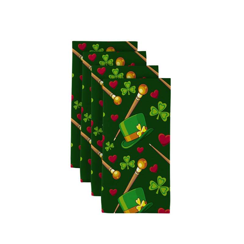 Polyester Geometric Square Napkin
