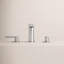 Composed Widespread Bathroom Faucet with Drain Assembly-1505490540