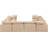 Itala Velvet U-Shaped Sectional Reversible-94482600