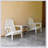 HDPE Folding Adirondack Chair With Dual Cup Holder And Wood Texture For Durable Outdoor Comfort-893728674