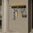 Nicaela Wall Mounted Coat Rack LED Wall Sconce with Hooks