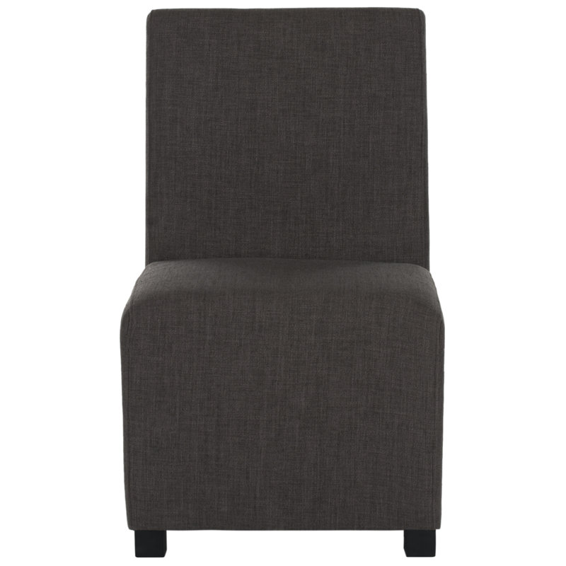 Mihalke 22.6cm H Fabric Upholstered Side Chair in Black