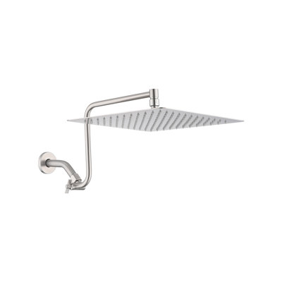 TOPCRAFT 12 Inch Adjustable Extension Arm High-Pressure Rain Shower Head