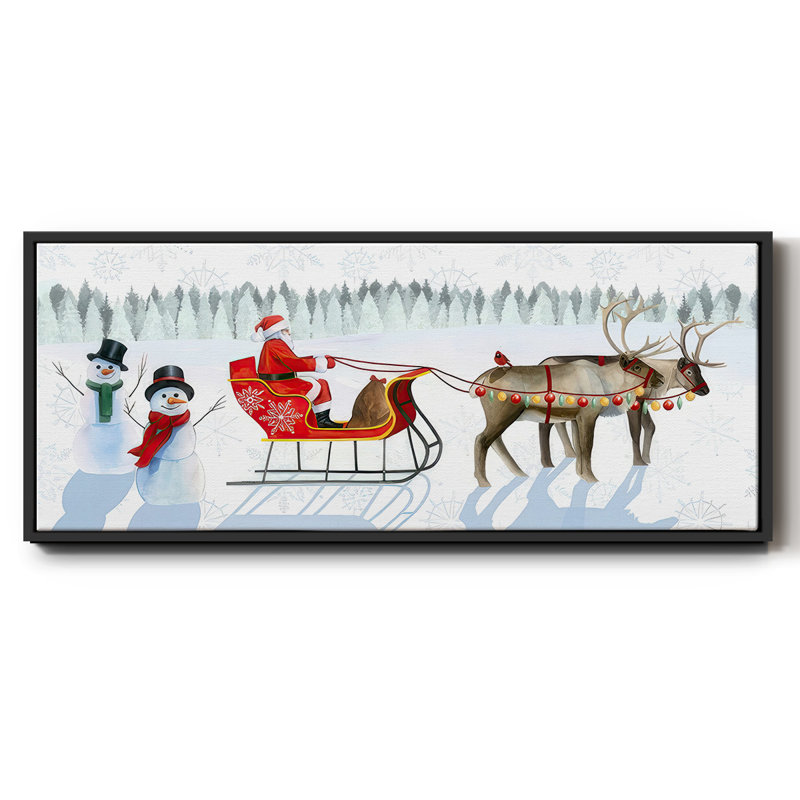 Santa's Snowmen Collection D-, toile encadrée, H 8 po x l 20 po