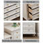 Armoire d'appoint en bois manufacturé blanc massif-1362874941