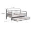 Lit de jour Tes avec lit gigogne escamotable, structure ouverte en métal classique-111577732