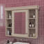 Armoire murale de salle de bain 35 po x 28 po avec porte miroir