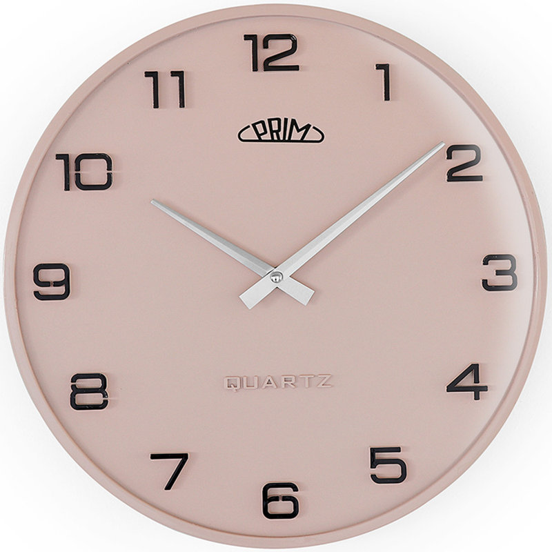 Wall Clock, Pink/Black