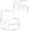 Fauteuil inclinable Vidaxl