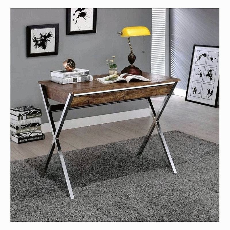 Rectangular Writing Desk With 2 Drawers
