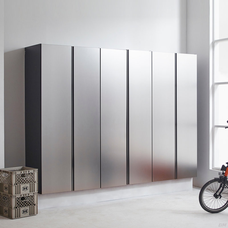 Nova Series 96 In. W X 72 In. H X 20 In. D Metallic Grey Garage Cabinet Set D (3-Piece) (Cabinet)