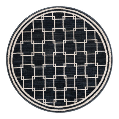 Jill Zarin Metropolitan Uptown Rug Navy Blue
