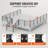 VEVOR Steel Cable Railing Post with Pre-Drilled Horizontal Holes for Deck-97880790