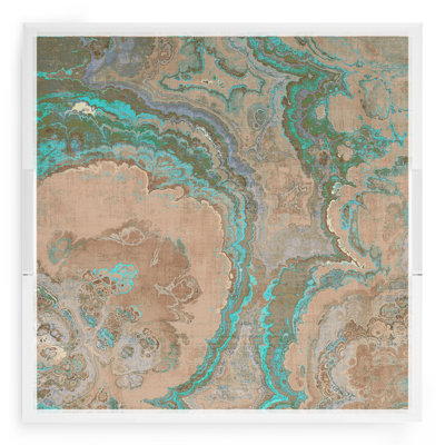Agate Clay Acrylic Square Decorative Tray