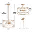 Luminaire suspendu moderne 3 lumières Glam Cage