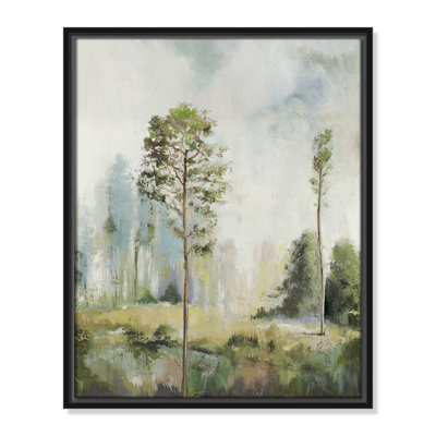 Teton "Tall Green Trees I" Print by Allison Pearce