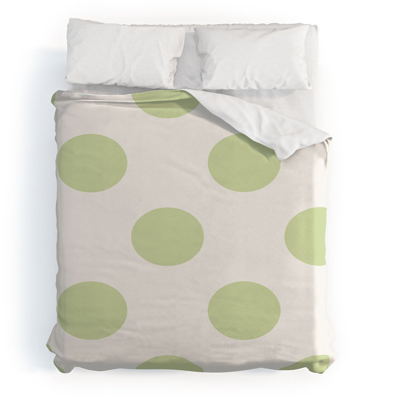 Housse de couette en microfibre, Vert, Housse de couette pour très grand lit