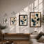 Daisy and Geometry Botanical - Framed Print-1452990245-1452990244